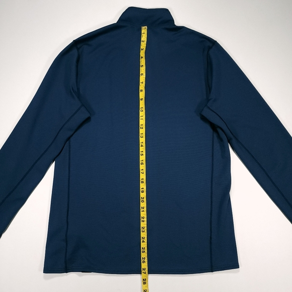 Patagonia Capilene Base Layer Midweight 1/4 Zip Mens M Polartec Blue Great Cond - Picture 11 of 14